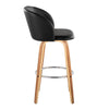 Fran - Fixed-Height Barstool (Set of 2) - Zebra Wood