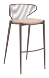 Silues Barstool Taupe & Brown — Set of 2
