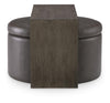 Luna Ravello - Swivel Ottoman On Casters
