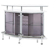 Gideon - Curved Glass Top Home Cabinet