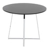 Cosmo - Canary Dining Table - Chrome Metal Base