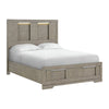 Kelis - 4 Piece Bedroom Set With Queen Panel Bed And LED - Gray