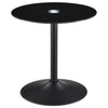 Ganso - Round Glass Top Coffee And End Table Set