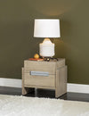 District Nightstand Weathered Oak Finish — Weathered Oak