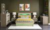 District Panel Bed Weathered Oak Finish — Full / Weathered Oak