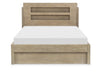 District Panel Bed Weathered Oak Finish — Full / Weathered Oak