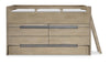 District Captains Bed Weathered Oak Finish — Twin / Weathered Oak
