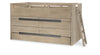 District Captains Bed Weathered Oak Finish — Twin / Weathered Oak