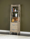 District Bookcase Weathered Oak Finish — Weathered Oak