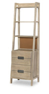 District Bookcase Weathered Oak Finish — Weathered Oak