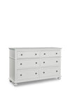 Madison 56-inch Dresser — Natural White Painted Finish