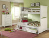 Madison Bunk Bed — Twin / Full / Natural White Painted Finish