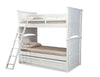 Madison Bunk Bed — Twin / Twin / Natural White Painted Finish