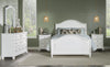 Madison Panel Bed — Full / Natural White Painted Finish