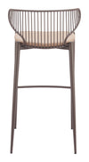 Silues Barstool Taupe & Brown — Set of 2