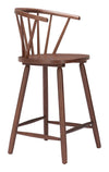 Stenger Counter Stool Walnut — Set of 2