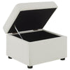 Winter - Upholstered Hydraulic Lift Top Storage Ottoman