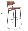 Charon Barstool Vintage Brown — Set of 2