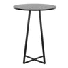 Cosmo - Counter Table - Black Metal