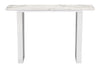 Atlas - Console Table - White & Silver