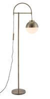Waterloo - Floor Lamp - White / Bronze