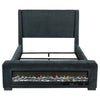 Preston - Upholstered Audio Flame Visualizer Bed
