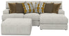 Tori - Sectional With Comfort Coil Seating, Cocktail Ottoman And Accent Pillows Included