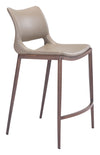 Ace Counter Stool (Set of 2) Brown & Walnut — Set of 2
