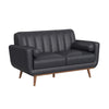 Horizon - Loveseat With Wood Front 2 Pillows