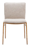 Nordvest - Dining Chair - Beige / Gold