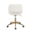 Margarite - Task Chair - Gold Metal