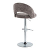 Renee - Adjustable Barstool (Set of 2) - Chrome Base