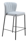 Linz Counter Stool Gray — Set of 2