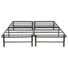 Kramer California King Folding Metal Bed Frame Black — product view 2