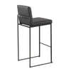 Fuji - High Back Barstool - Black Steel Legs