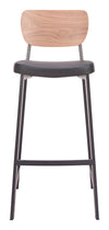 Ardenne Barstool Black & Brown — Set of 2