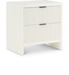 Fairfax 26 inch Solid Wood And Oak Veneer Nightstand — Cream