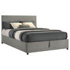 Reeves Upholstered Queen Lift-Top Storage Platform Bed Grey — product view 5