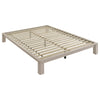 Gislen Full Easy Assembly Wood Platform Bed White — product view 1