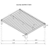 Gislen Full Easy Assembly Wood Platform Bed White — product view 7