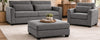Ottoman Cassian Steel Grey