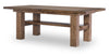 Artisan's Place 42-inch Trestle Dining Table — Vintage Pine / Ironwood