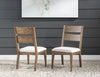 Artisan's Place Ladder Back Side Chair — Set of 2 — Vintage Pine / Ironwood