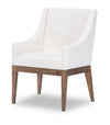 Artisan's Place Upholstered Host Chair — Set of 2 — Vintage Pine / Ironwood