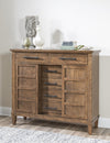 Artisan's Place Door Drawer Chest — Vintage Pine / Ironwood