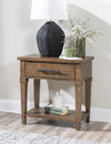 Artisan's Place One Drawer Nightstand — Vintage Pine / Ironwood