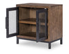 Artisan's Place Door Nightstand — Vintage Pine / Ironwood