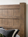 Artisan's Place Panel Bed — California King / Vintage Pine / Ironwood