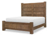 Artisan's Place Panel Bed — California King / Vintage Pine / Ironwood