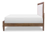 Artisan's Place Upholstered Bed — California King / Vintage Pine / Ironwood